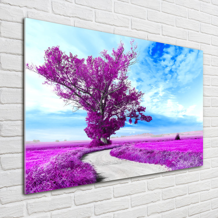 Ebern Designs Tree And Path Unframed Art Prints on Glass Wayfair.co.uk